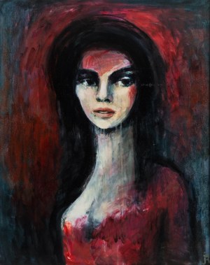 Joanna Rusinek (born 1979 Ostroleka), Woman in red