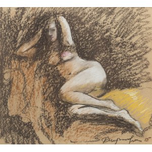 Paravon Mirzoyan (né en 1949 à Erevan), Lying nude, 2015.