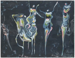 Alfred Aberdam (1894 Lviv - 1963 Paris), Dancing Women