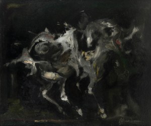 Alfred Aberdam (1894 Lviv - 1963 Paris), Composition with a horse