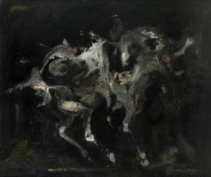 Alfred Aberdam (1894 Lemberg - 1963 Paris), Komposition mit einem Pferd