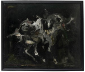 Alfred Aberdam (1894 Lviv - 1963 Paris), Composition with a horse