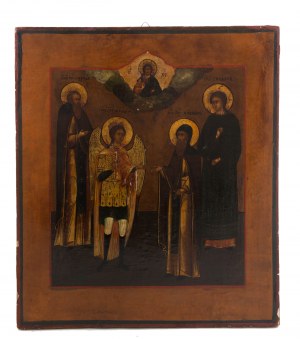 Icon of the Four Saints, Russia, 20th century.