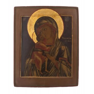 Icon - Our Lady of Fyodorovsk, Russia first half of the 19th century.