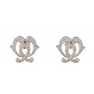 Diamond earrings, contemporary