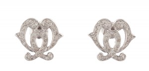 Diamond earrings, contemporary