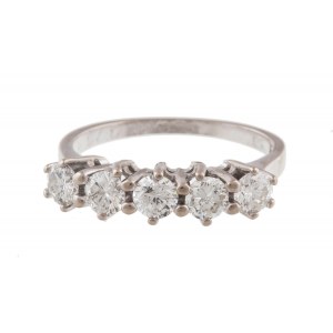 Ring with diamonds, contemporary