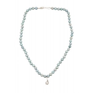Collier de perles avec diamant, contemporain