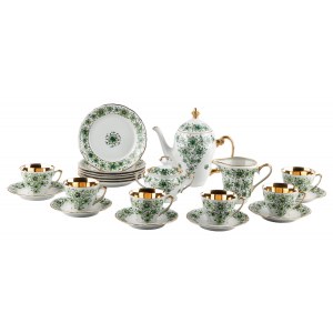 Stefania Wojdalińska-Borucka (1910-1998), Coffee service for 6 persons, Wloclawek, 1970s.