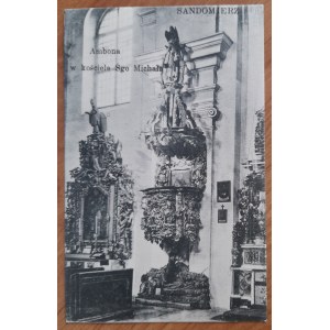 Sandomierz.The pulpit in the church of St. Michael