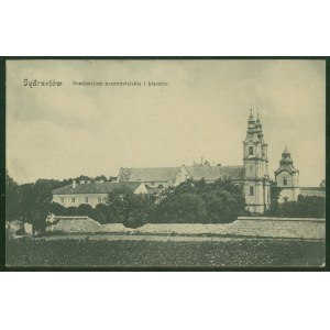 JĘDRZEJÓW - Teachers' seminary and monastery, St. Czb., ca. 1910,