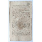 Zespół dokumentów, papiery stemplowe 1779-1792