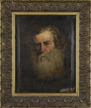 Alexander KOTSIS (1836-1877), attribuito, Ritratto di uomo barbuto