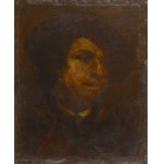 Aleksander KOTSIS ?, PORTRET MŁODEGO MĘŻCZYZNY W KAPELUSZU