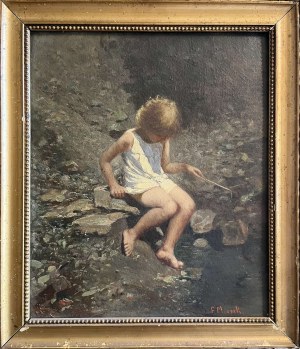 Frantisek MRAZEK, DZIEWCZYNKA NAD STRUMIENIEM