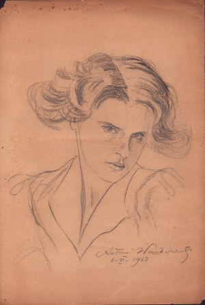 Antoni WAŚKOWSKI, PORTRET KOBIETY