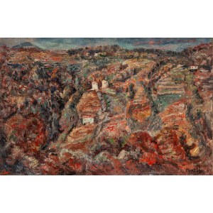Maurycy (Maurice) Mędrzycki (Mendjizki) (1890 Lodz - 1951 St. Paul de Vance), Landscape from the South of France, 1930s.