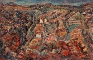 Maurycy (Maurice) Mędrzycki (Mendjizki) (1890 Lodz - 1951 St. Paul de Vance), Landscape from the South of France, 1930s.