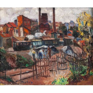 Maria Melania Mutermilch Mela Muter (1876 Warszawa - 1967 Paryż), Pejzaż fabryczny, lata 20. XX w.