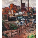 Maria Melania Mutermilch Mela Muter (1876 Warszawa - 1967 Paryż), Pejzaż fabryczny, lata 20. XX w.