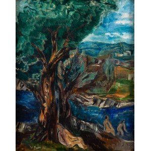 Valentine Prax (1897 Annaba - 1981 Paris), Bathers, 1929