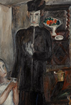 Valentine Prax (1897 Annaba - 1981 Paris), Figuren im Inneren
