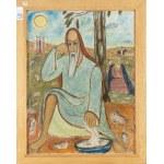 Dawid Kirszenbaum (1900 Staszów - 1954 Paryż), Prorok (recto) / Niewiasta (verso), 1950