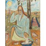 Dawid Kirszenbaum (1900 Staszów - 1954 Paryż), Prorok (recto) / Niewiasta (verso), 1950