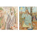 Dawid Kirszenbaum (1900 Staszów - 1954 Paryż), Prorok (recto) / Niewiasta (verso), 1950