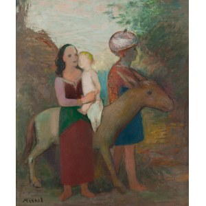 Jerzy Merkel (1884 Lviv - 1976 Vienna), Escape to Egypt