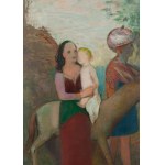 Jerzy Merkel (1884 Lviv - 1976 Vienna), Escape to Egypt