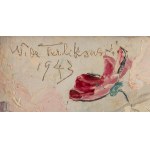 Włodzimierz Terlikowski (1873 Poraj near Łódź - 1951 Paris), Still life with fruits and flowers, 1943