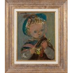 Rajmund Kanelba (Kanelbaum) (1897 Warsaw - 1960 London), Boy with a trumpet, 1948