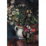 Rajmund Kanelba (Kanelbaum) (1897 Warsaw - 1960 London), Still life with flowers in a vase, 1934