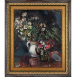 Rajmund Kanelba (Kanelbaum) (1897 Warsaw - 1960 London), Still life with flowers in a vase, 1934
