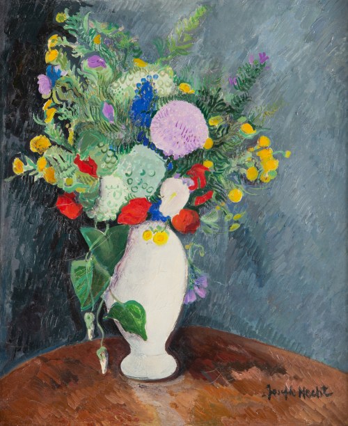 Joseph Hecht (1891 Łódź - 1952 Paryż), Martwa natura z kwiatami
