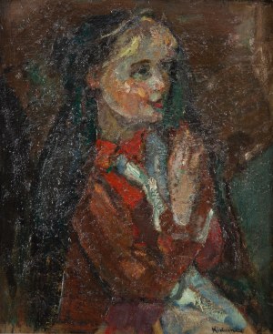 Michel (Michail ) Kikoine (Kikoin) (1892 Gomel near Mogilev - 1968 Paris), Praying, 1955