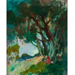 Seweryn (Szemaria) Szrajer (1889 - 1947 ), Odpczynek w cieniu drzew