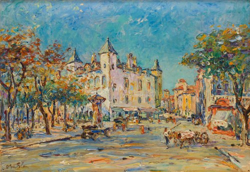 Olga Słomczyńska (1881 Vevey - 1941 Paryż), Słoneczne popołudnie