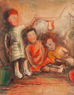 Marc Sterling (1898 Russland - 1976 Paris), Kinderspiele, 1930er Jahre.