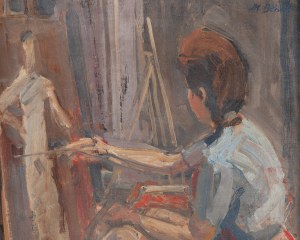 Maurice Blond (1899 Lodz - 1974 Clamart, Frankreich), Maler im Atelier des