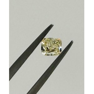 DIAMOND 0.74 CT NATURAL FANCY YELLOW - SI1 - LASER ENGRAVED - UD30113-2
