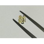 DIAMOND 0.74 CT NATURAL FANCY YELLOW - SI1 - LASER ENGRAVED - UD30113-2