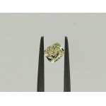 DIAMOND 0.74 CT NATURAL FANCY YELLOW - SI1 - LASER ENGRAVED - UD30113-2