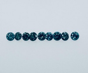 9 EXALTED DIAMONDS 1.7 CT FANCY INTENSE BLUE* - VS-SI - AI30701-4