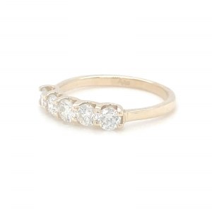 YELLOW GOLD RING 2.01 GR WITH DIAMONDS - RNG40216