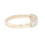 YELLOW GOLD RING 2.01 GR WITH DIAMONDS - RNG40216