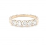 YELLOW GOLD RING 2.01 GR WITH DIAMONDS - RNG40216