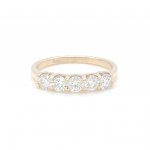 YELLOW GOLD RING 2.01 GR WITH DIAMONDS - RNG40216