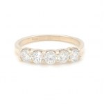 YELLOW GOLD RING 2.01 GR WITH DIAMONDS - RNG40216